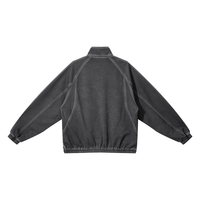 Rifted Unisex Vintage Wash Full Zip Mesh Jacket