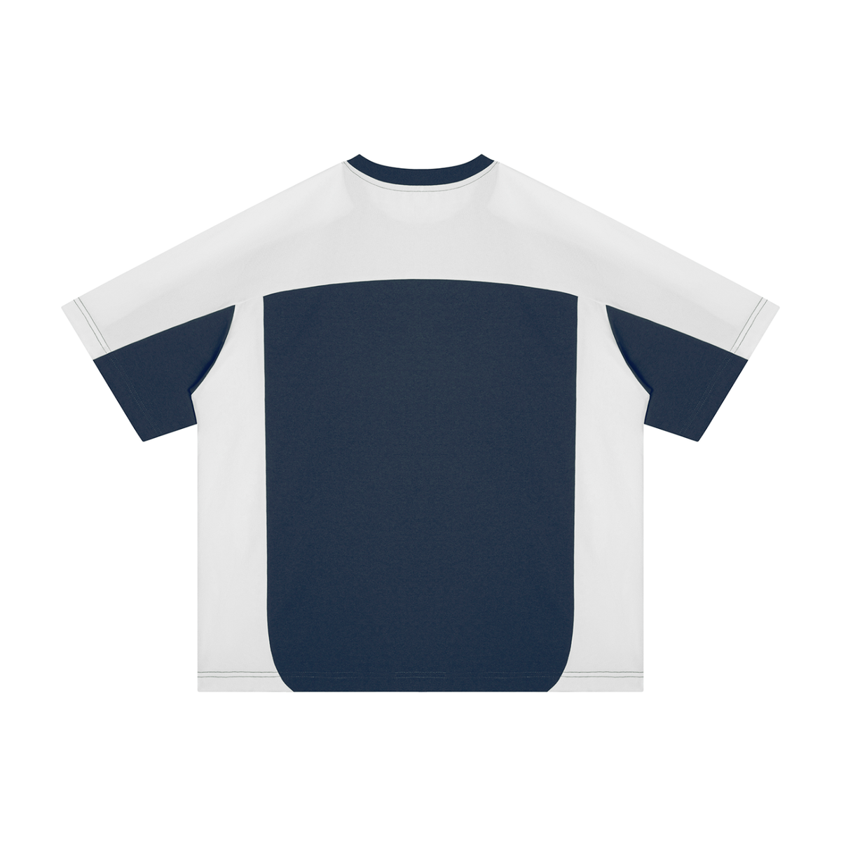 Rifted Unisex Color Block Loose T-Shirt