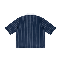 Rifted Unisex Pinstripe Collared Soccer Jersey