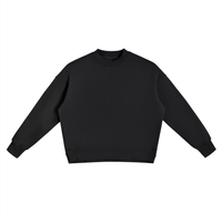 Rifted Fleece Side Slit Crewneck Sweatshirt