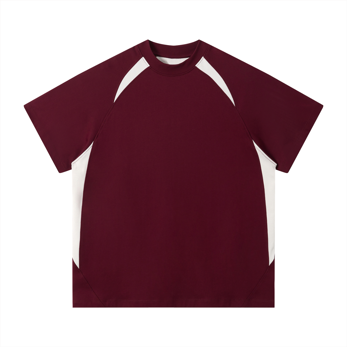 Rifted Contrast Panel Performance T-Shirt