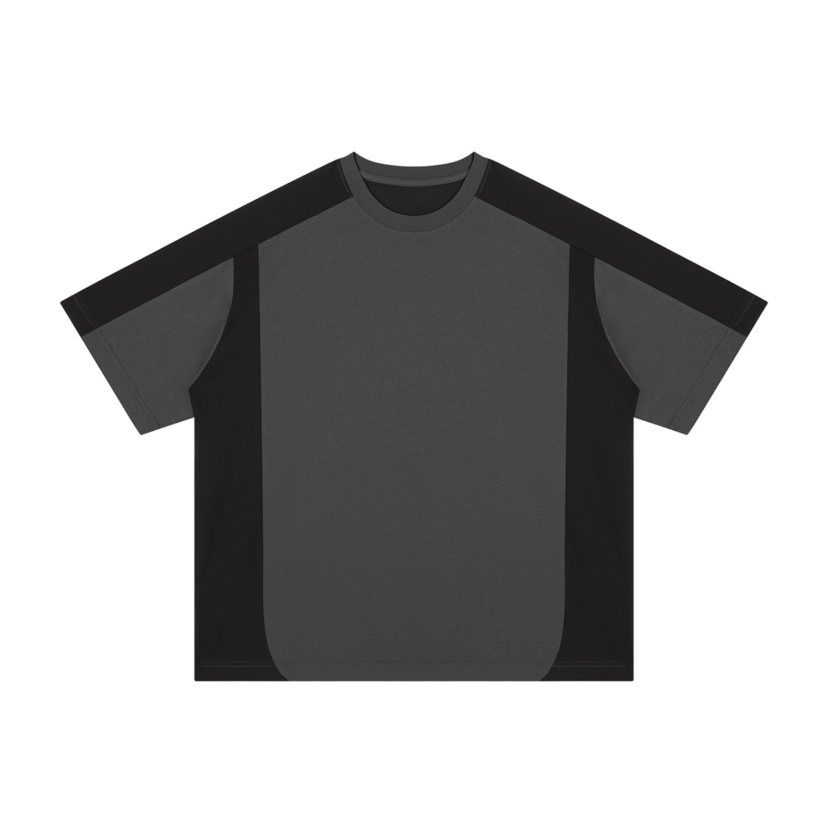 Rifted Unisex Color Block Loose T-Shirt