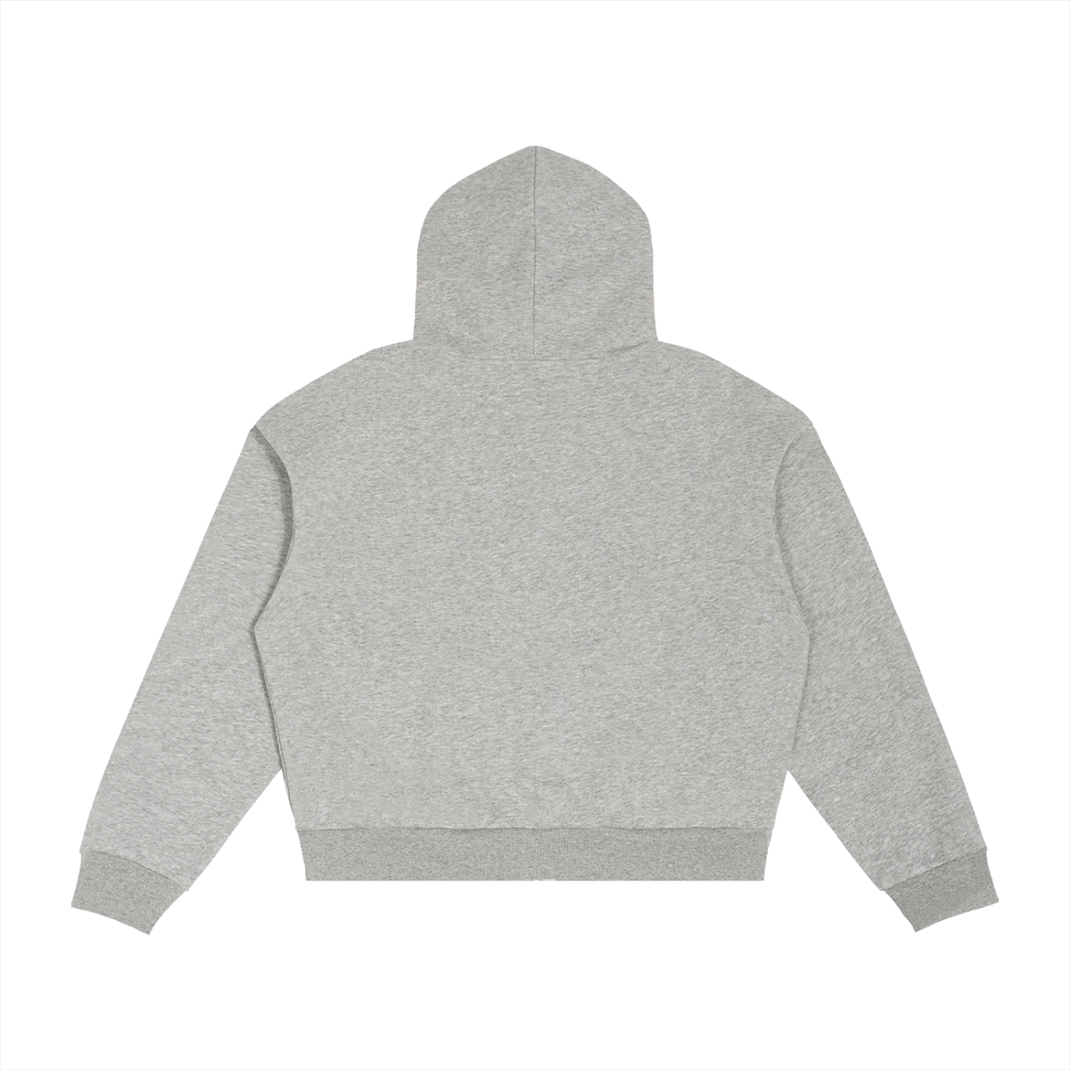 Rifted Contrast Plaid Boxy Zip Hoodie