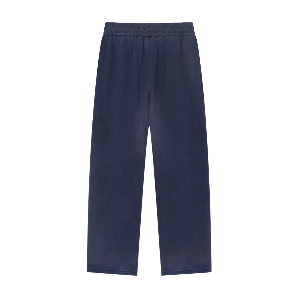 Rifted Sun Fade Raw Edge Straight-Leg Sweatpants