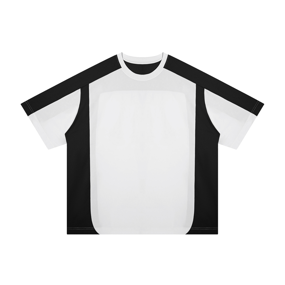 Rifted Unisex Color Block Loose T-Shirt