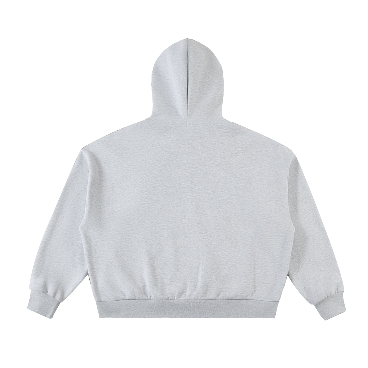 Rifted Fleeced Full-Zip Boxy Hoodie