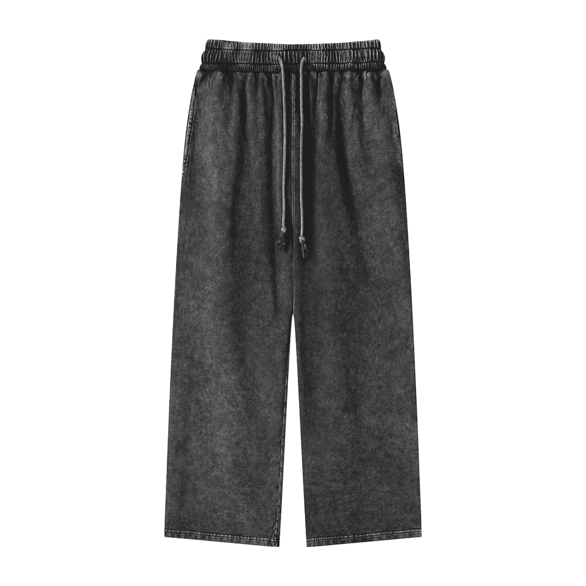 Rifted Snow Washed Straight Leg Pants