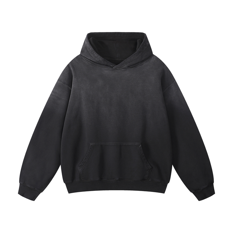 Rifted Heavyweight Sun Fade Oversized Hoodie
