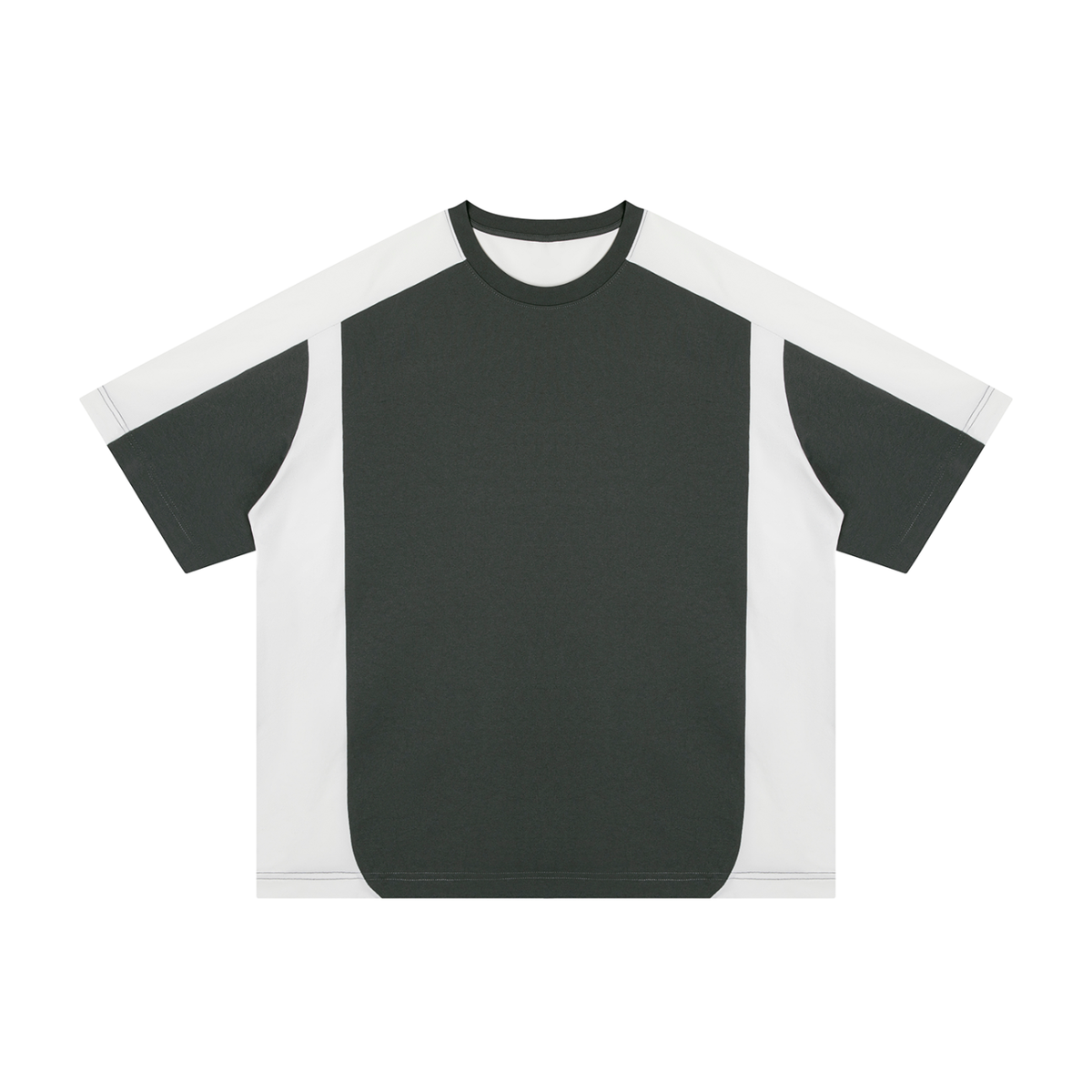 Rifted Unisex Color Block Loose T-Shirt