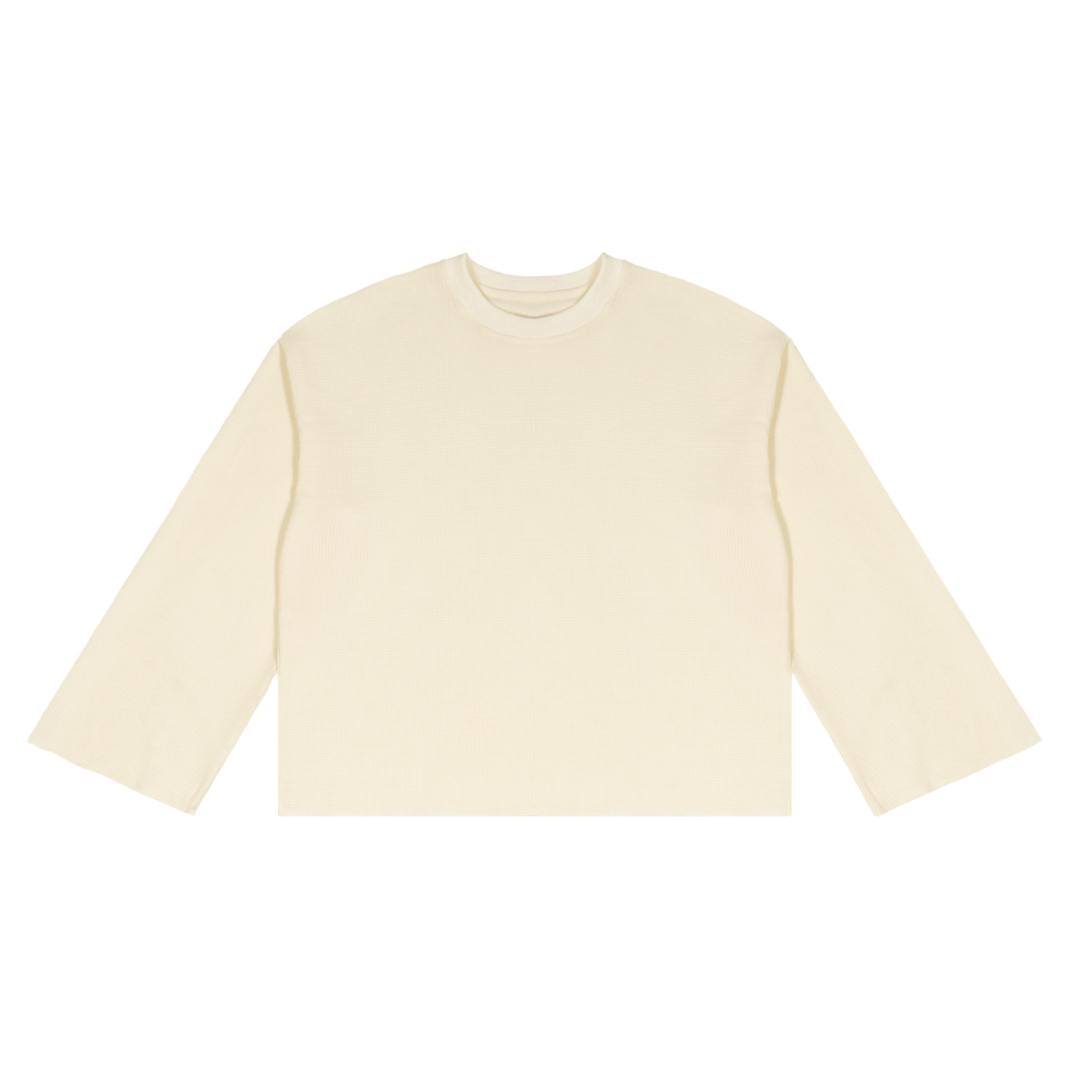 Waffle Raw Edge T-Shirt