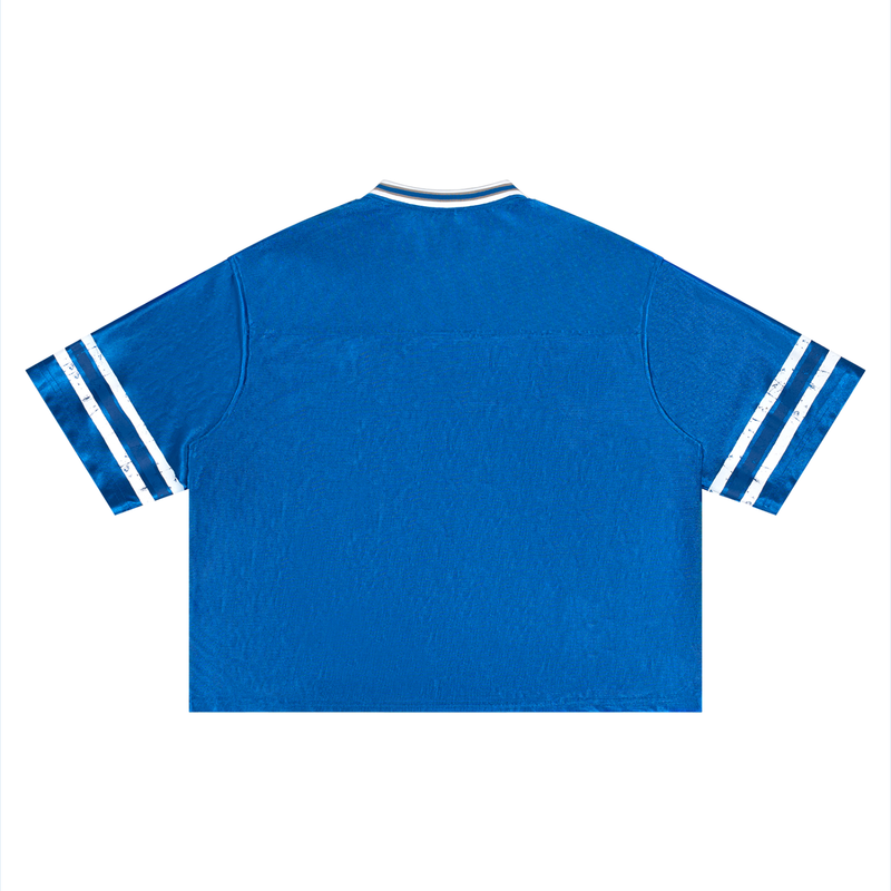 Rifted Unisex Boxy Striped Soccer Jersey T-Shirt