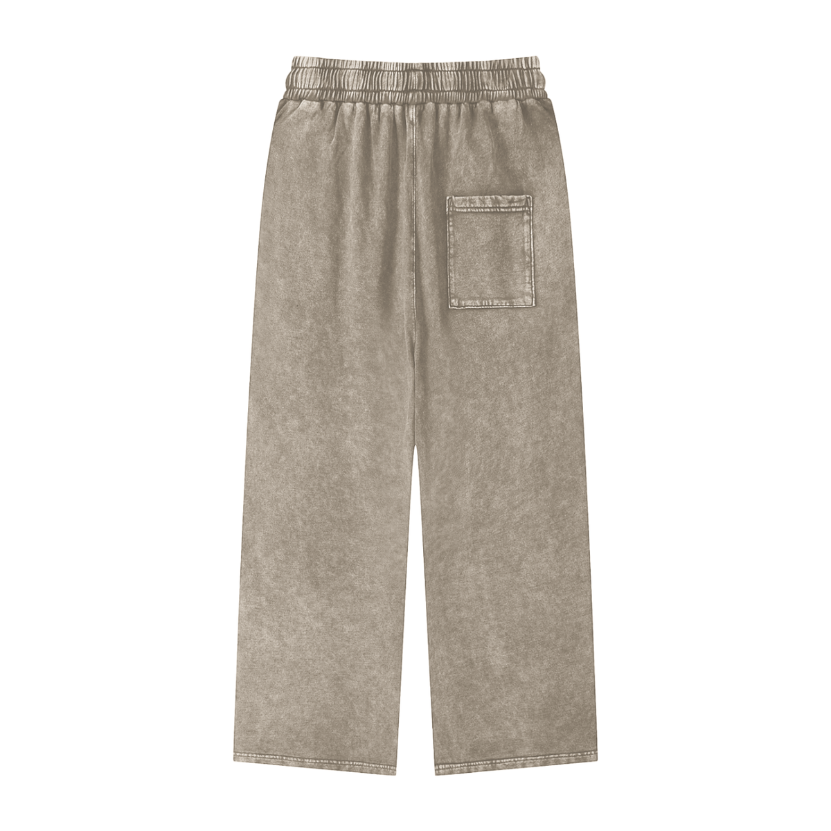 Rifted Snow Washed Straight Leg Pants