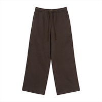 Rifted Fleece Drawstring Straight-Leg Sweatpants