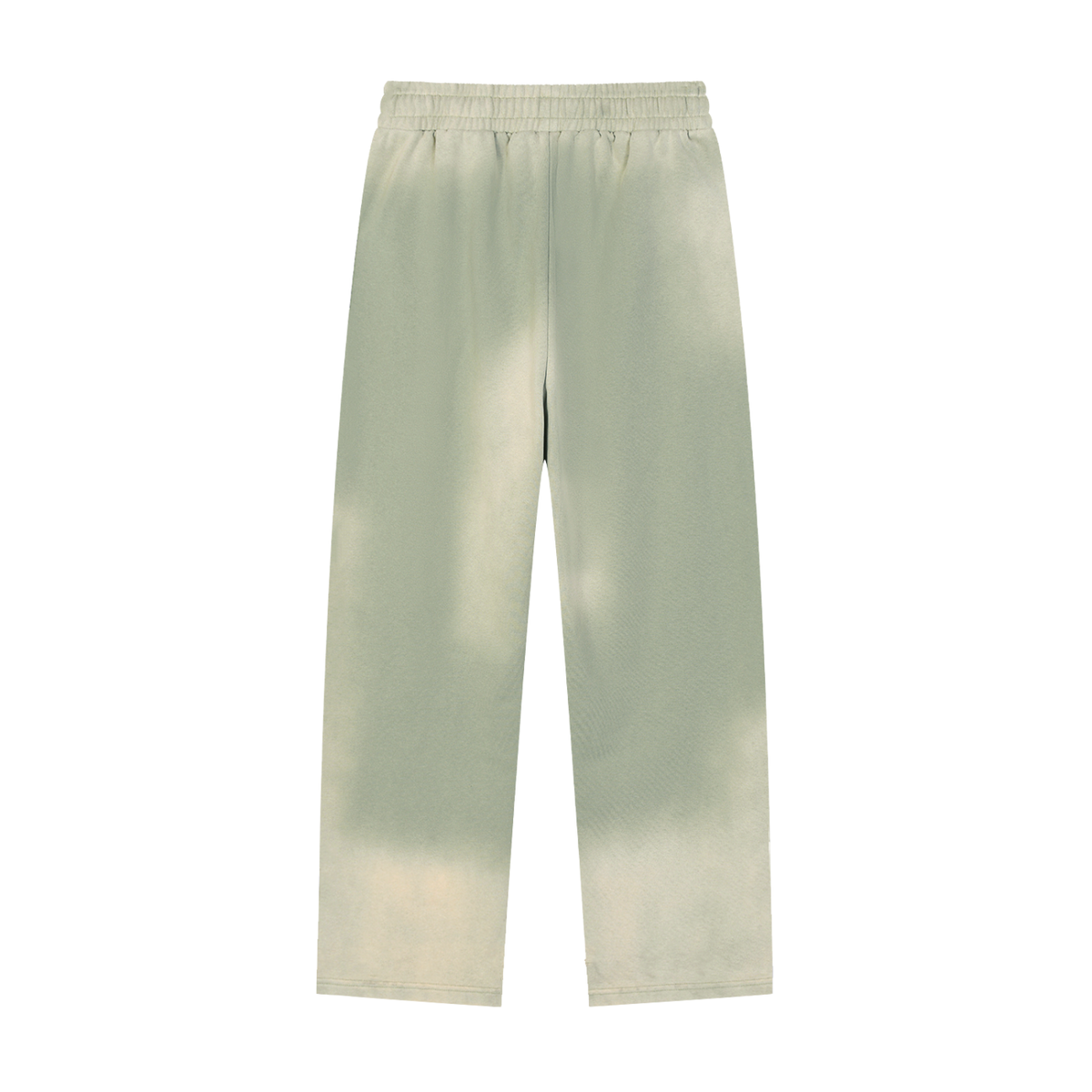 Rifted Sun Fade Raw Edge Straight-Leg Sweatpants