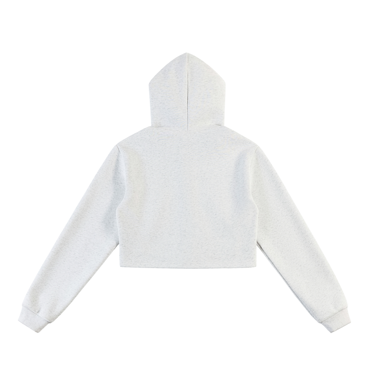 Rifted Women's Essential Cropped Zip-Up Hoodie