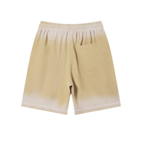 Rifted Unisex Sunfade Waffle Raw Hem Shorts