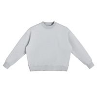 Rifted Fleece Side Slit Crewneck Sweatshirt