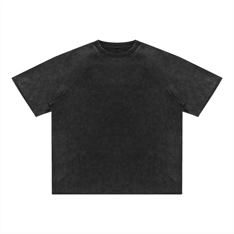 Rifted Unisex Mineral Wash Raw Edge T-Shirt