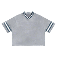 Rifted Unisex Boxy Striped Soccer Jersey T-Shirt