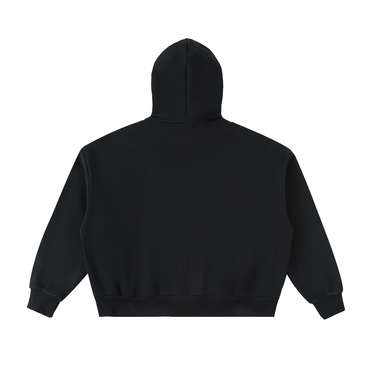 Rifted Fleeced Full-Zip Boxy Hoodie