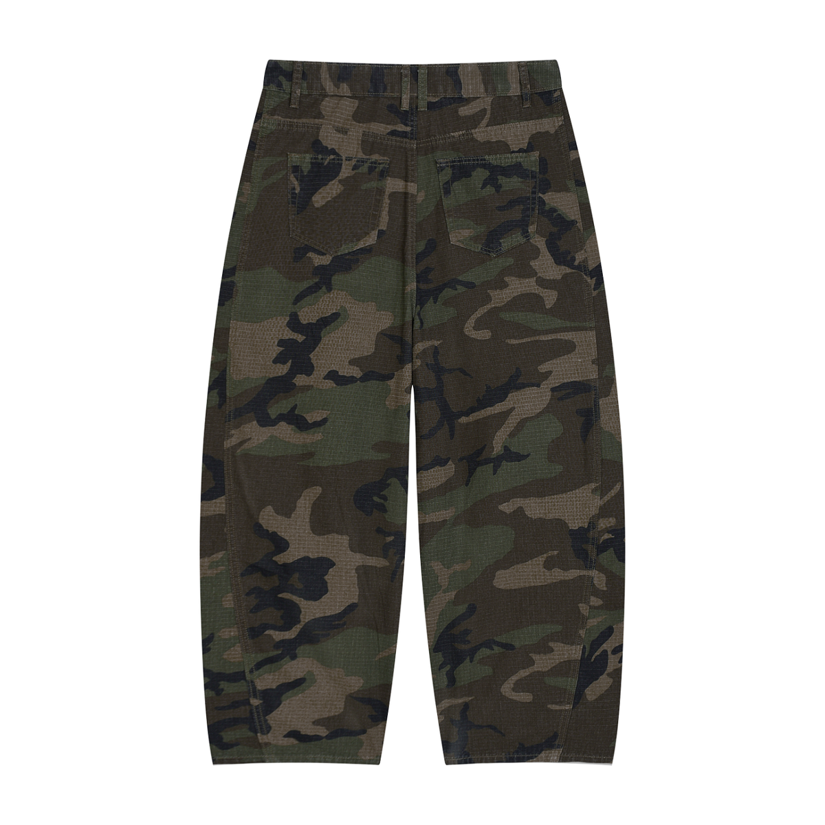 Rifted Men’s Camo Barrel Leg Cargo Pants