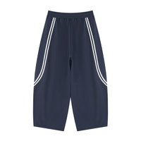 Rifted Unisex Wide Leg Piping Sweatpants