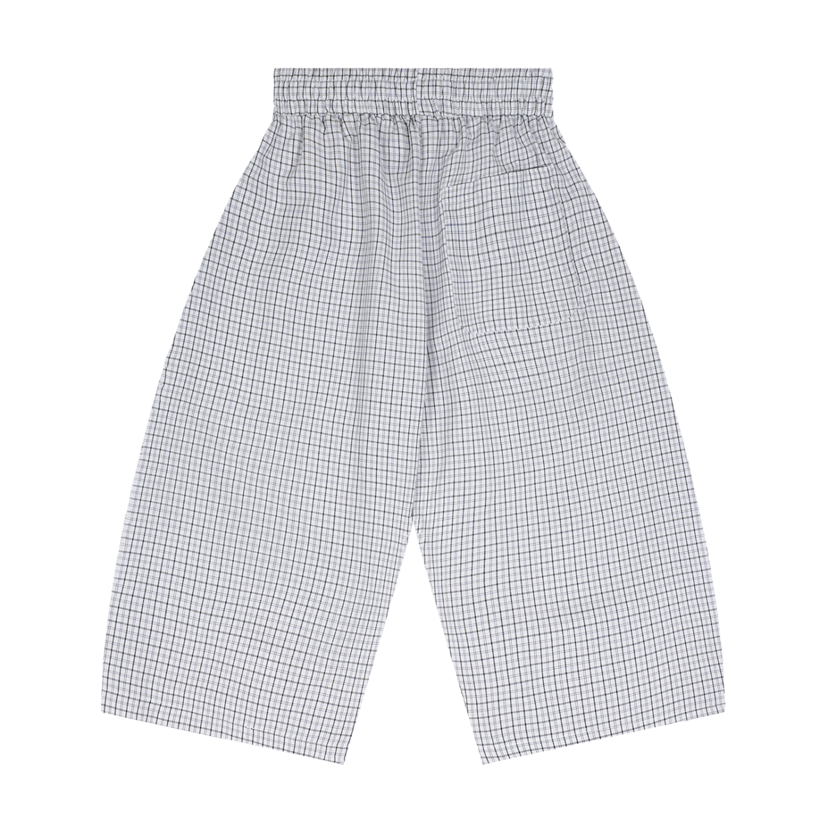 Rifted Unisex Plaid Loose Capri Shorts