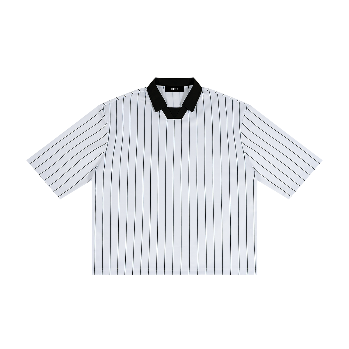 Rifted Unisex Pinstripe Collared Soccer Jersey