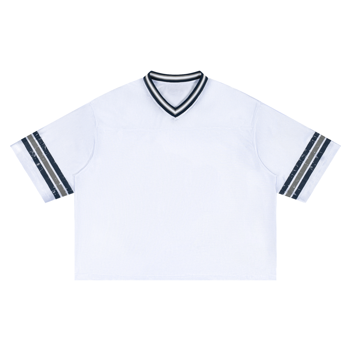 Rifted Unisex Boxy Striped Soccer Jersey T-Shirt