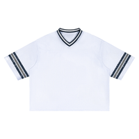 Rifted Unisex Boxy Striped Soccer Jersey T-Shirt