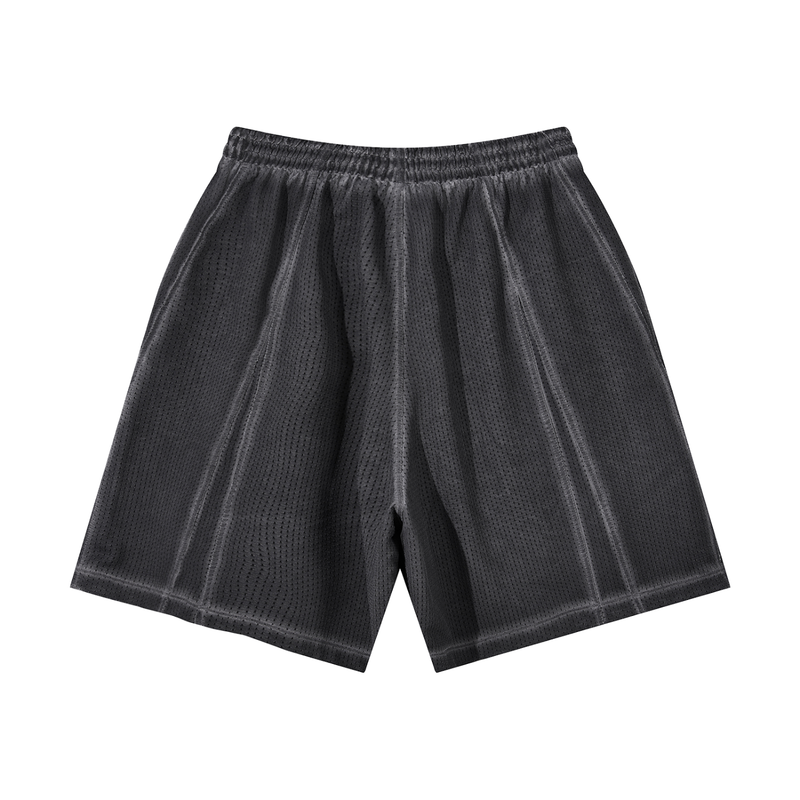Rifted Unisex Vintage Wash Mesh Shorts