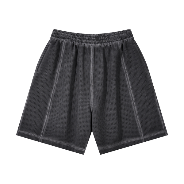 Rifted Unisex Vintage Wash Mesh Shorts