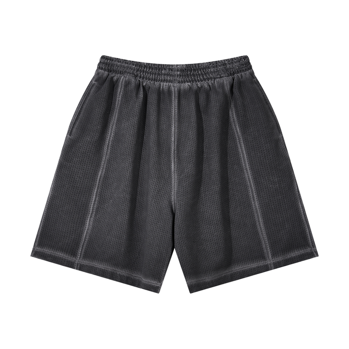 Rifted Unisex Vintage Wash Mesh Shorts