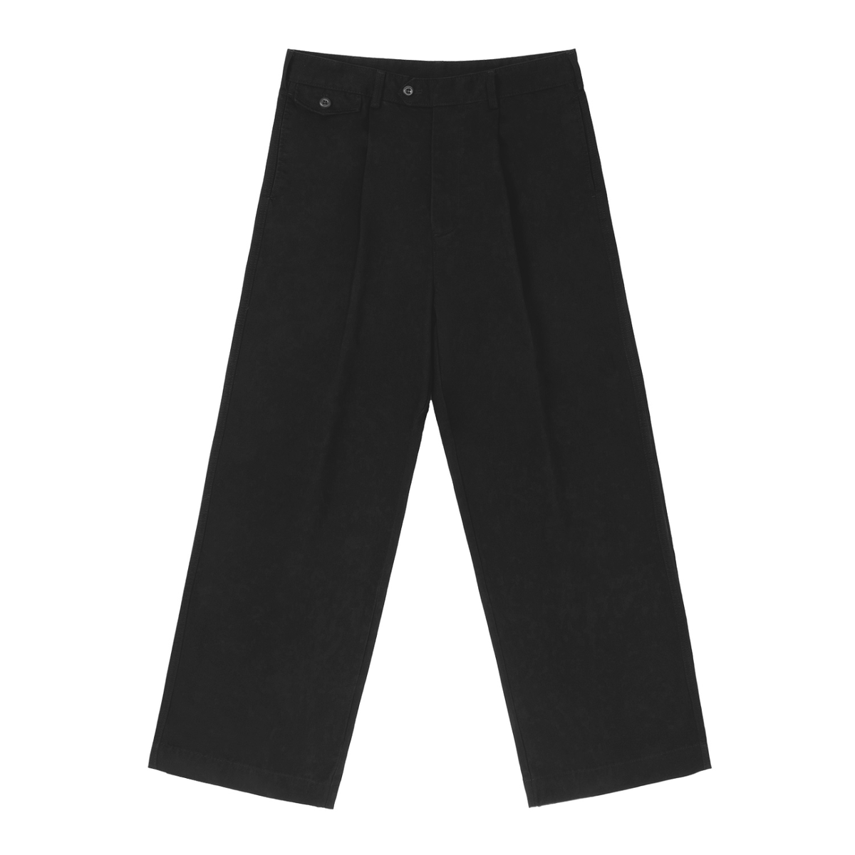 Rifted Adjustable Waist Straight-Leg Pants