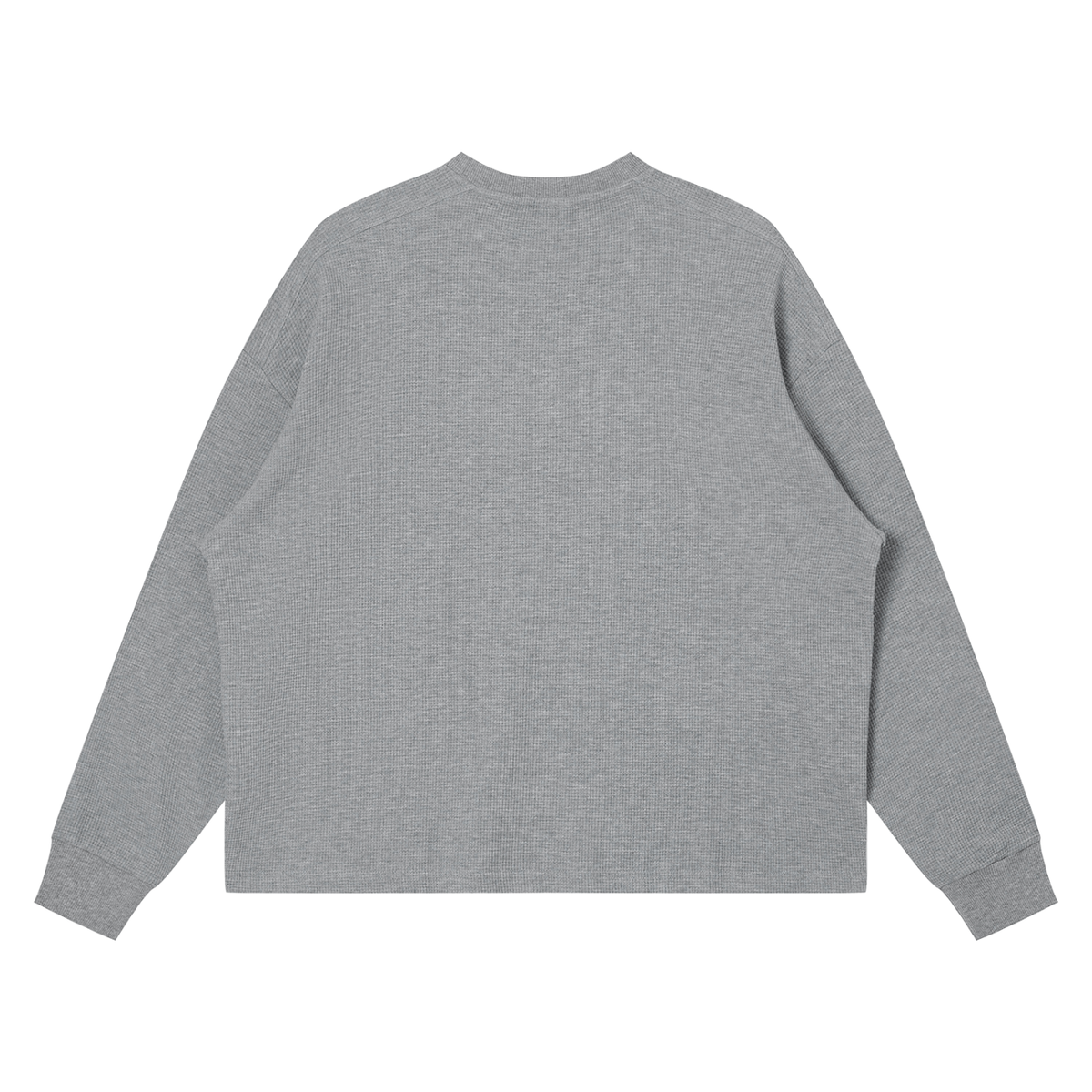 Rifted Unisex Waffle Boxy Long Sleeve T-Shirt
