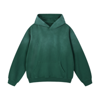 Rifted Heavyweight Sun Fade Oversized Hoodie