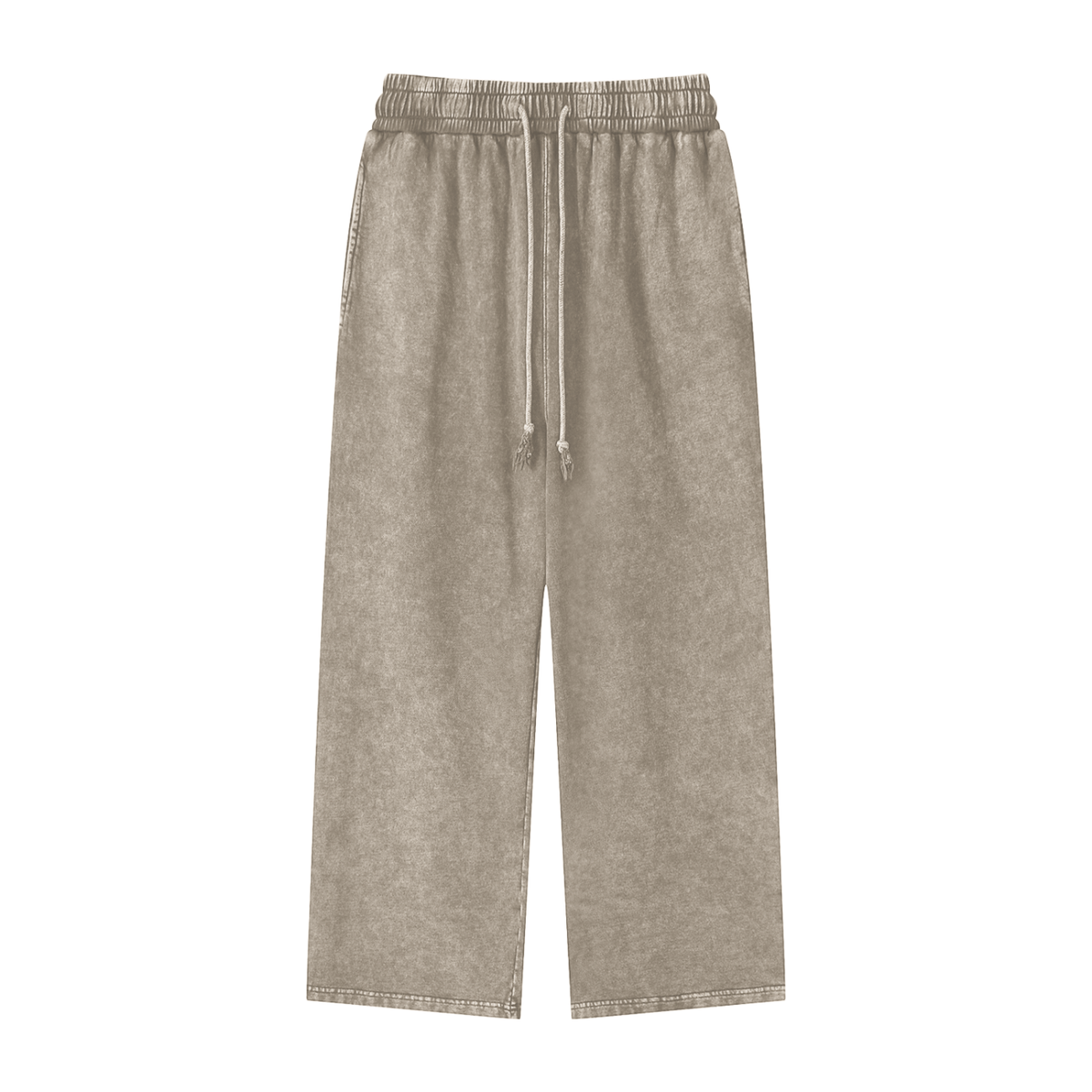 Rifted Snow Washed Straight Leg Pants