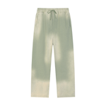 Rifted Sun Fade Raw Edge Straight-Leg Sweatpants