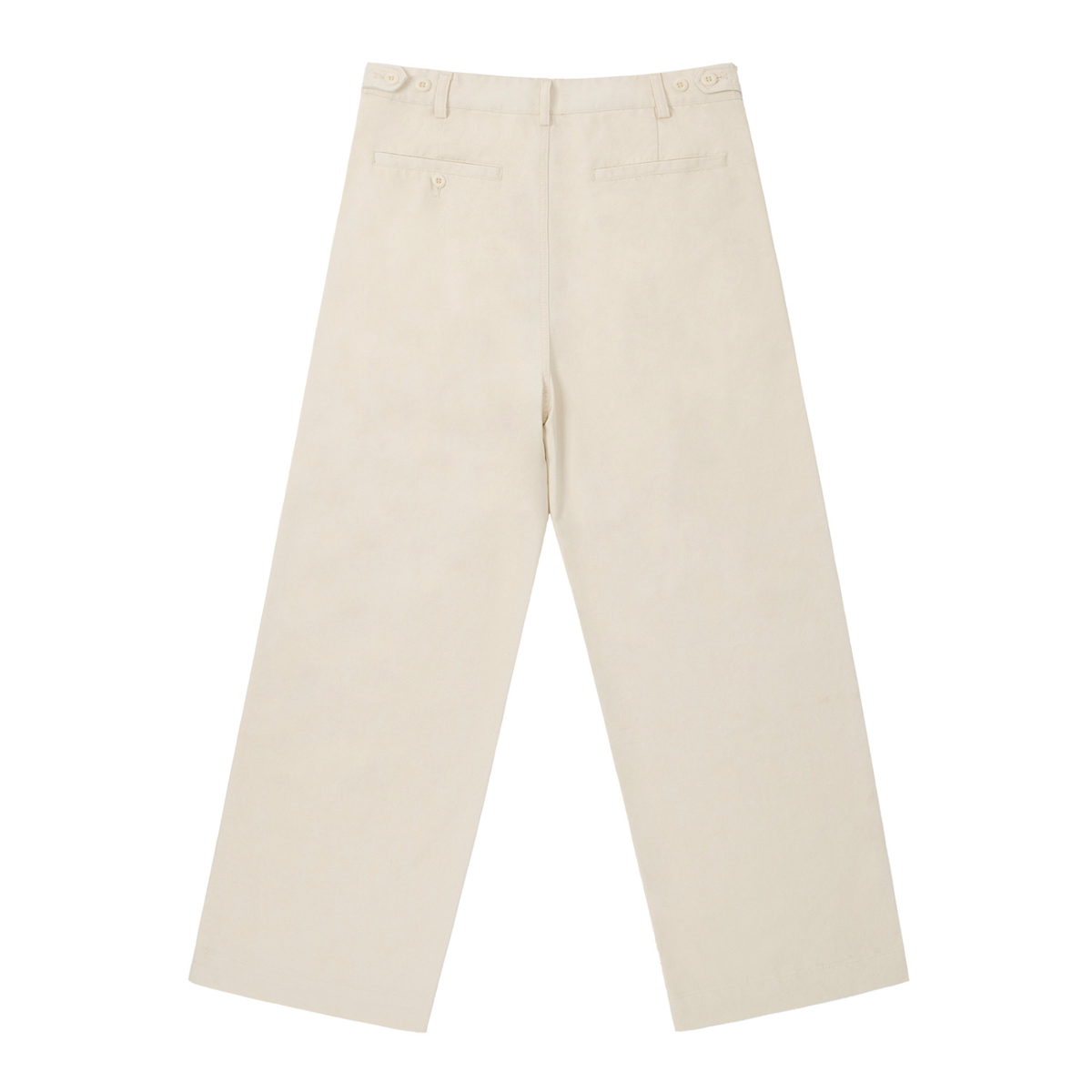 Rifted Adjustable Waist Straight-Leg Pants