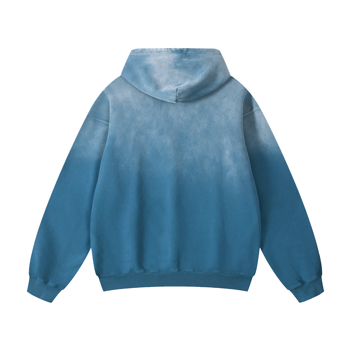 Rifted Heavyweight Sun Fade Oversized Hoodie