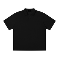 Men's Drop Shoulder Polo T-Shirt