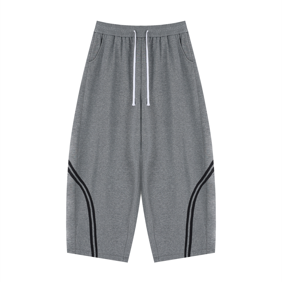 Rifted Unisex Wide Leg Piping Sweatpants
