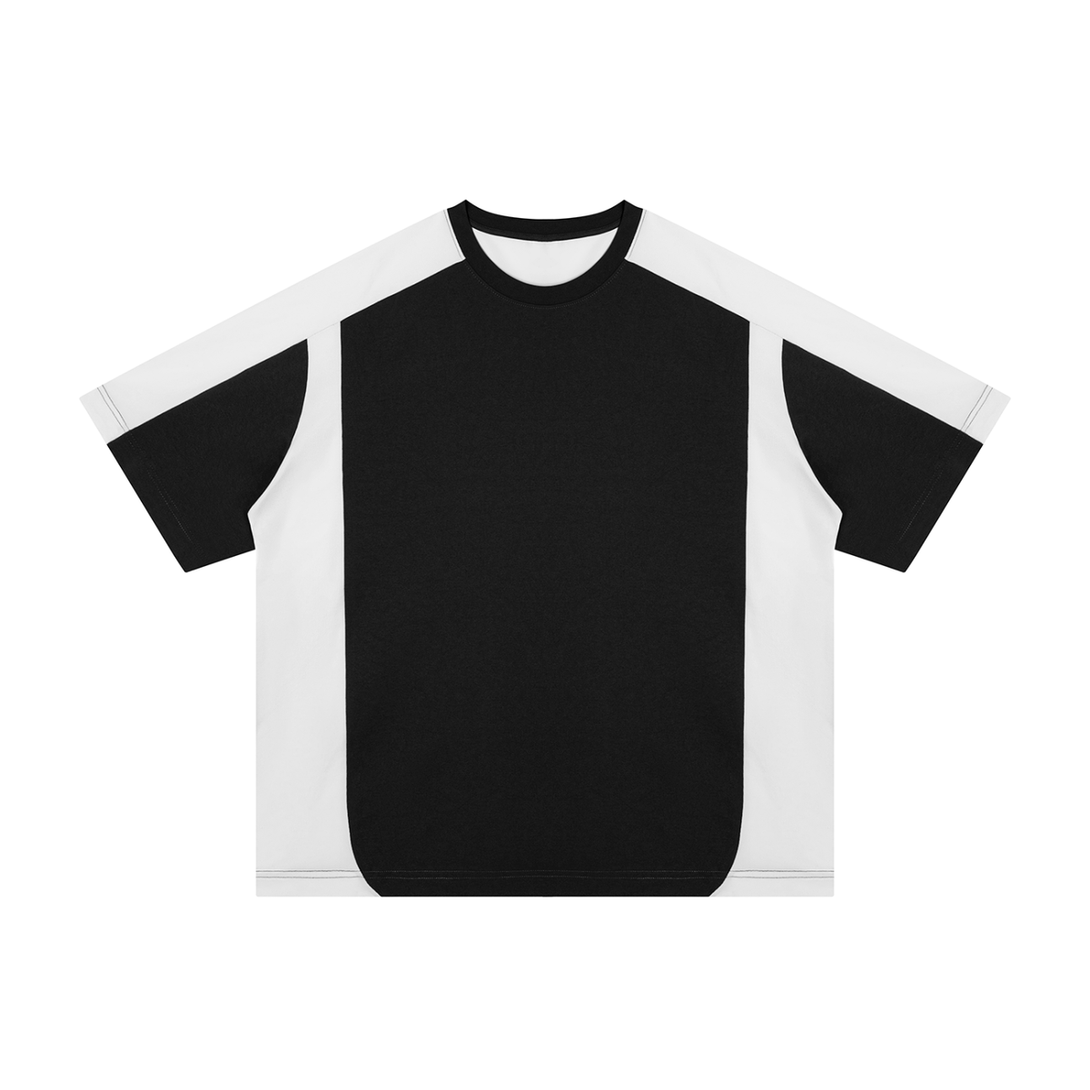 Rifted Unisex Color Block Loose T-Shirt