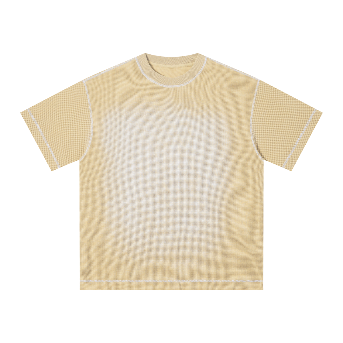 Rifted Unisex Sun Fade Waffle Boxy T-Shirt