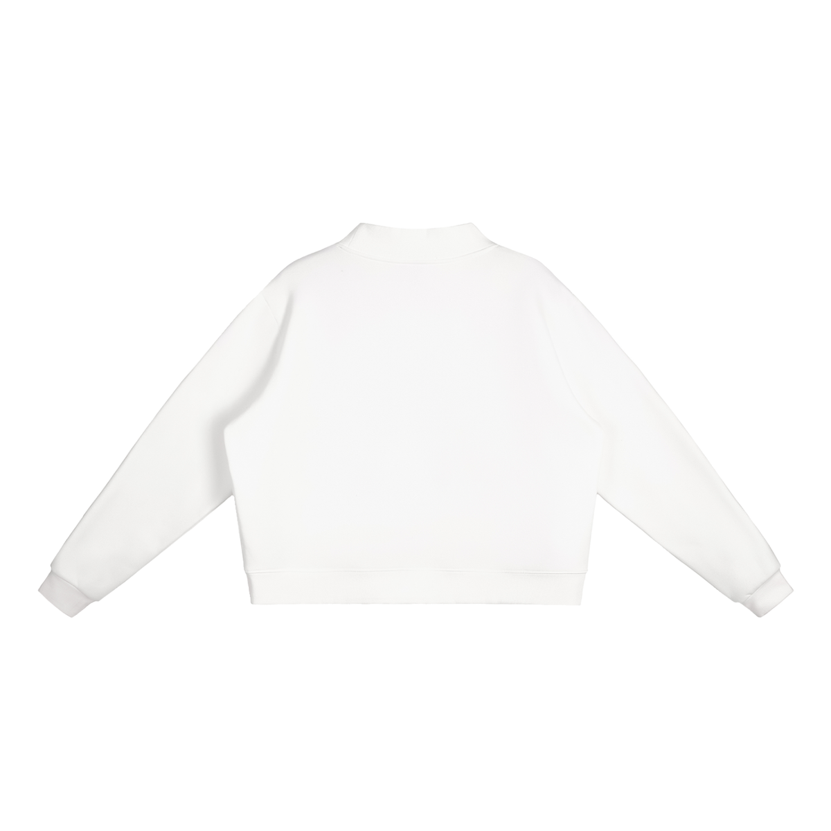 Fleece Mock-Neck Sweatshirt