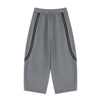 Rifted Unisex Wide Leg Piping Sweatpants
