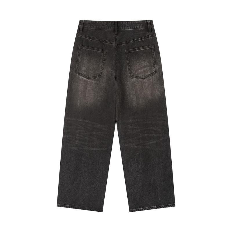 Rifted Vintage Wash Heavyweight Denim Jeans