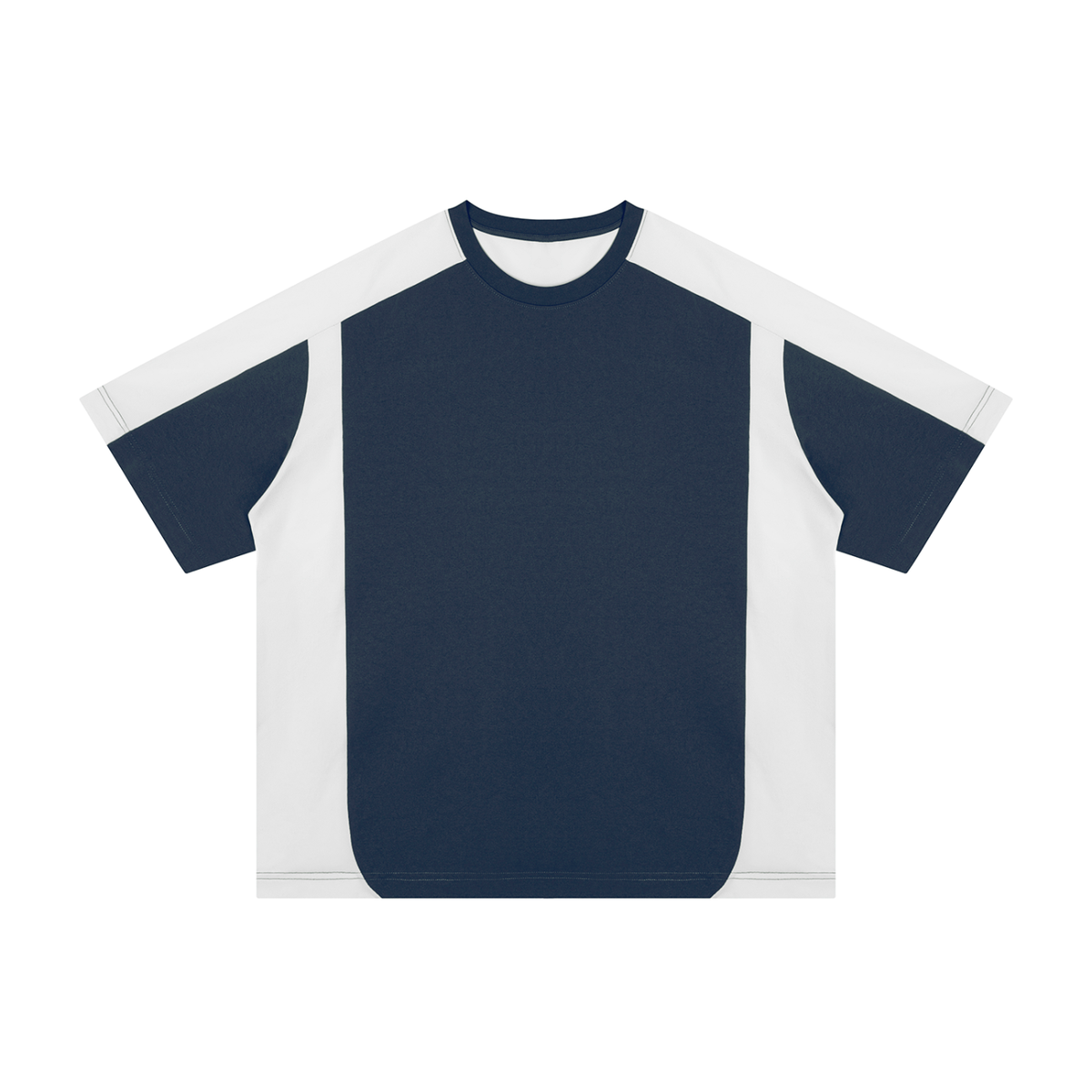 Rifted Unisex Color Block Loose T-Shirt
