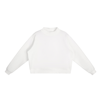 Fleece Mock-Neck Sweatshirt