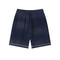 Rifted Unisex Sunfade Waffle Raw Hem Shorts